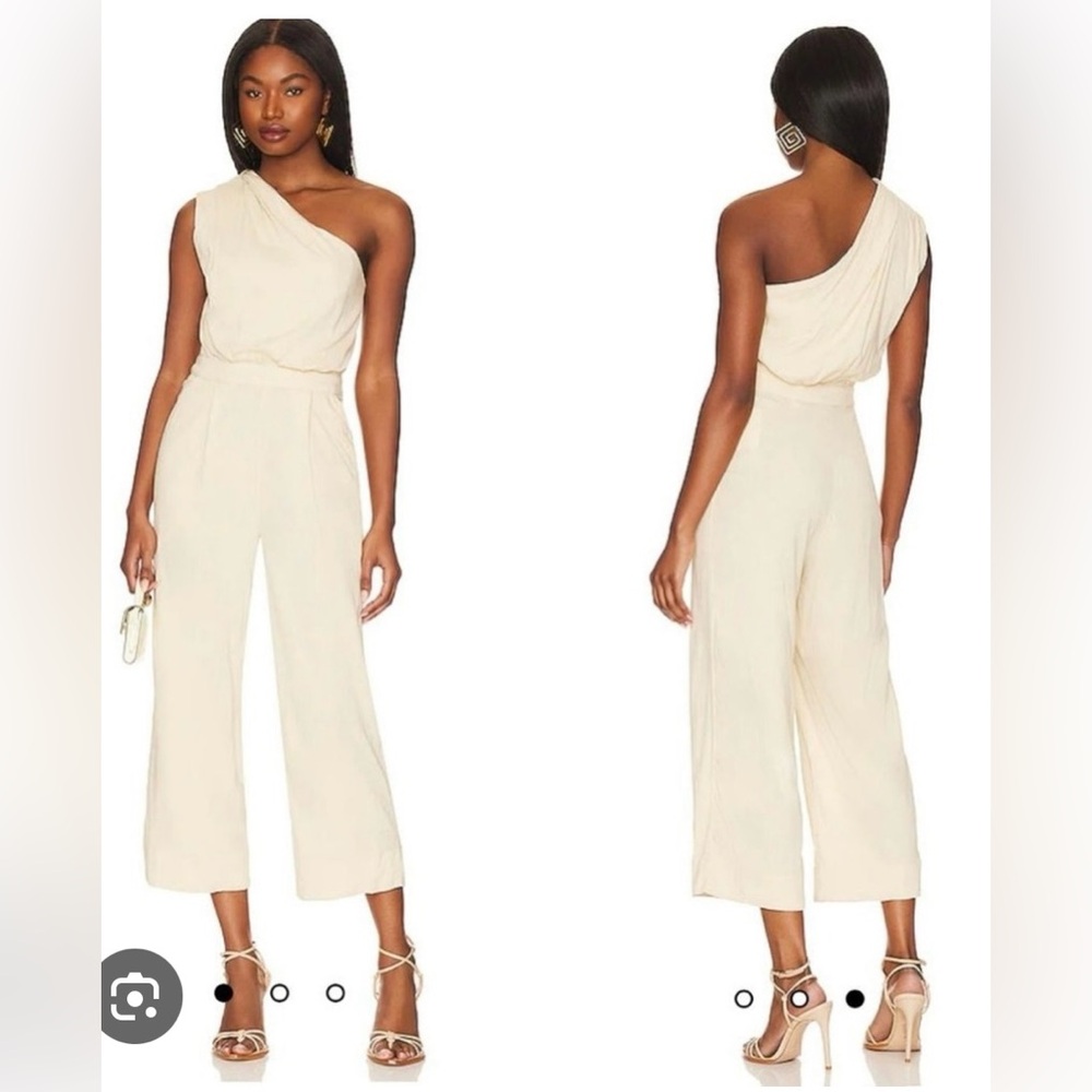 Free People Avery One Shoulder Jumpsuit Size 0 NEW!